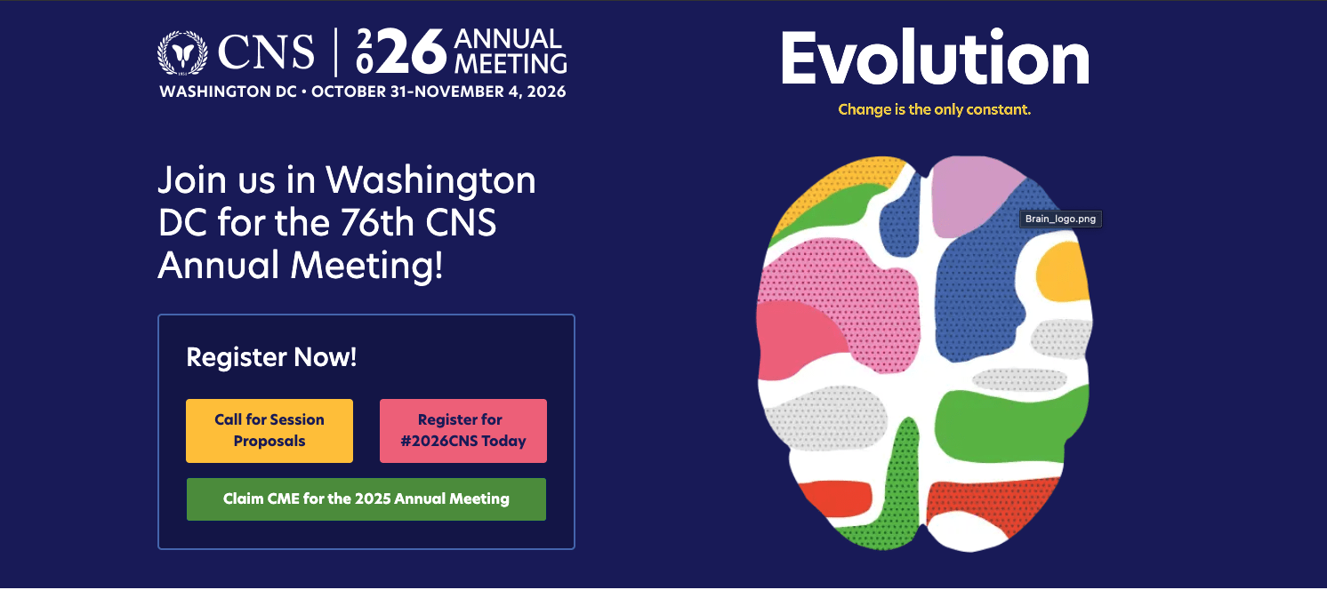 2026 CNS Annual Meeting in Washington DC